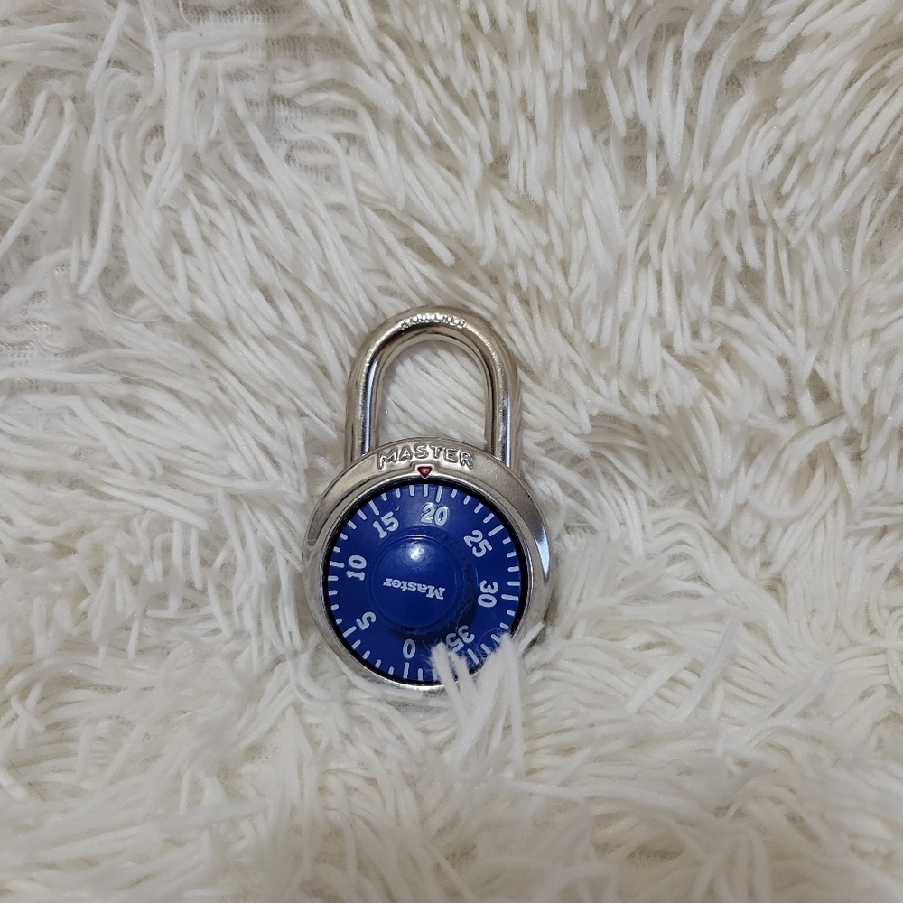 Master Lock Combo Padlock blue
